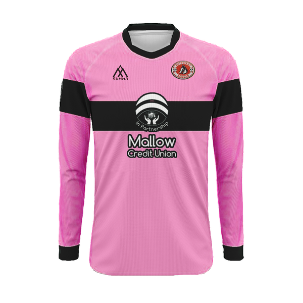 Buttevant Black and Pink Long Sleeve Jersey