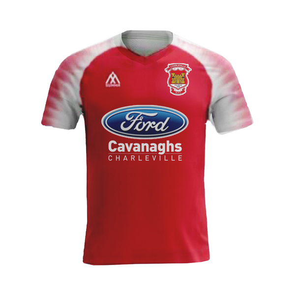 Charville AFC Red and White Jersey