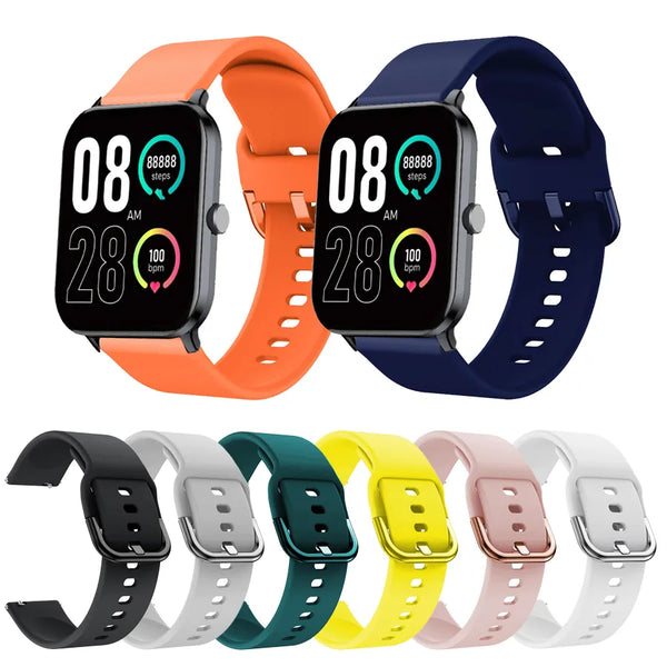 Replacement Strap For QCY GTS Smart Watch Silicone Bracelet