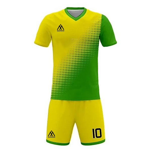 Summa Drive Quick-Dry Polyester Field Football Jersey Uniform Yellow/Green