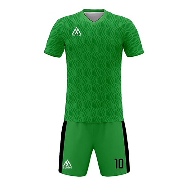 Summa Drive Retro Design Polyester Soccer Jersey Green